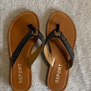 Report girls flip flops size 2